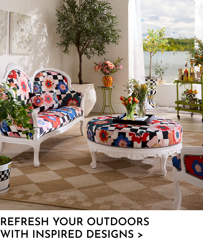 Refresh your outdoors with inspired designs